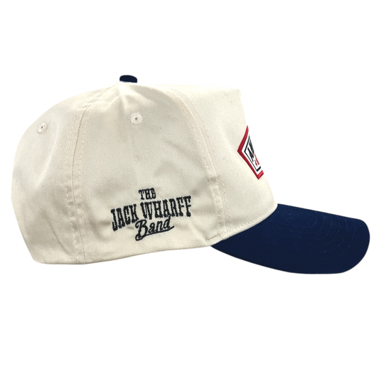 American Music Natural and Navy Hat