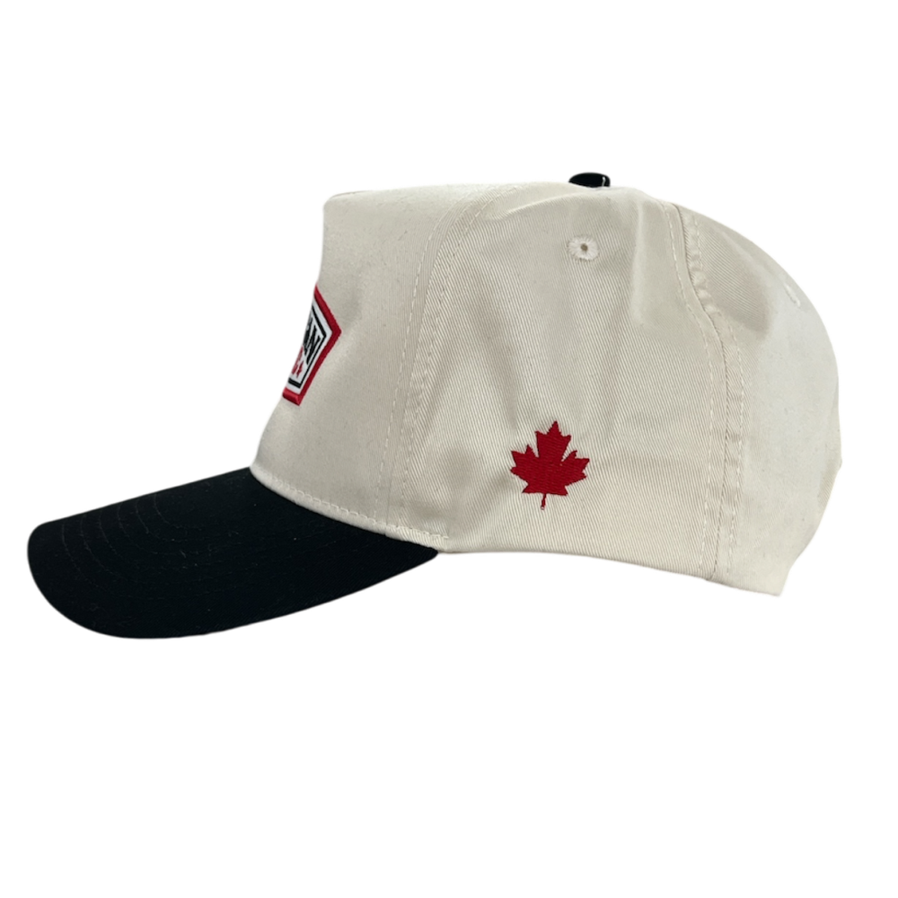 American Music Natural and Black Canada Hat