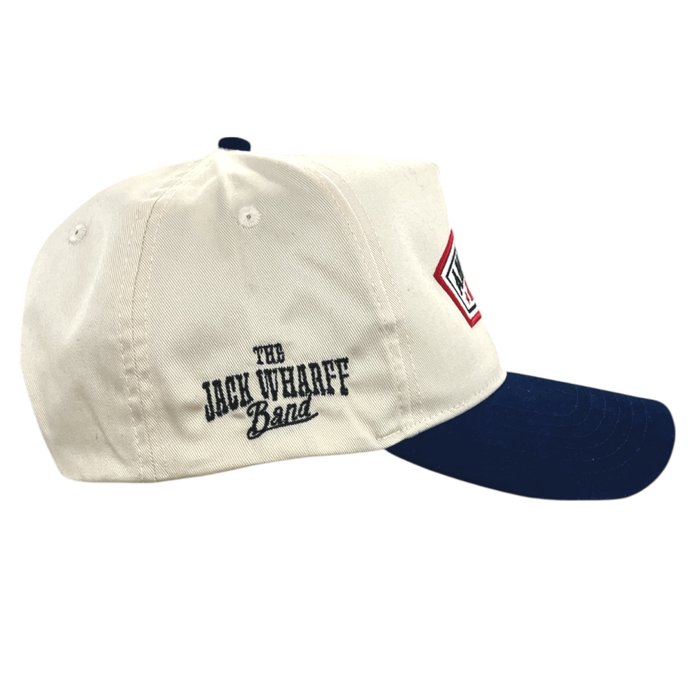 American Music Natural and Navy Hat