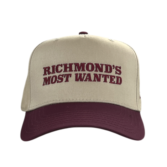 Richmond's Most Wanted Khaki and Maroon Hat